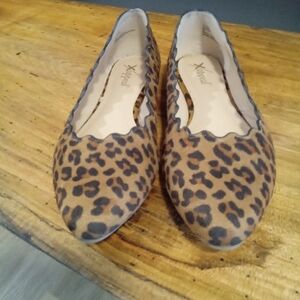 Xappeal Athena Leopard Print Women's Flats Size 9